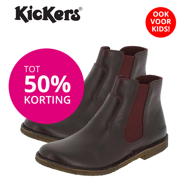 Goeiemode (v) - Kickers voor dames & kids