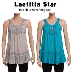 Goeiemode (v) - Laetitia Star Jurkje Met Studs