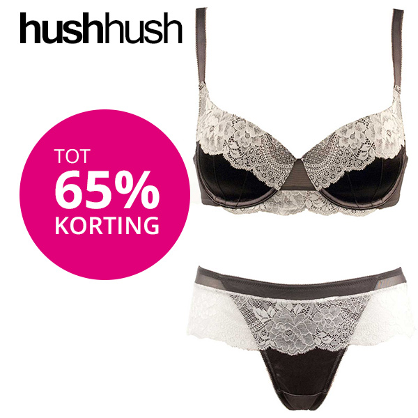 Goeiemode (v) - Luxueuze lingerie van Hush Hush