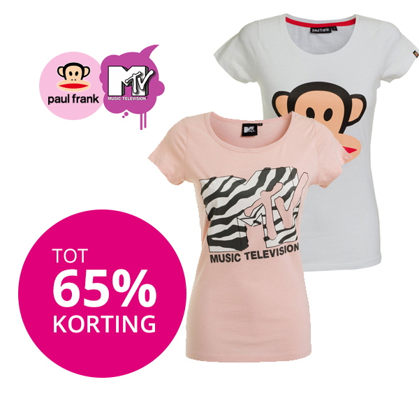 Goeiemode (v) - Paul Frank & MTV Shirts