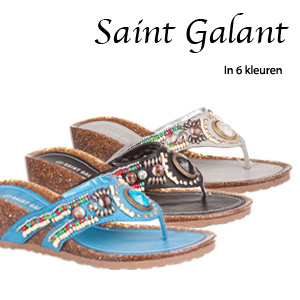 Goeiemode (v) - Sandalen Met Sleehak Van Saint Galant