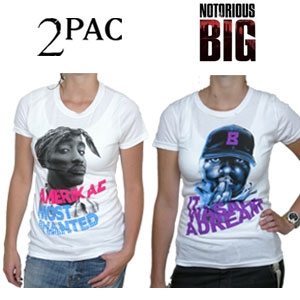 Goeiemode (v) - Skinnie Tees Van 2Pac En Notorious Big