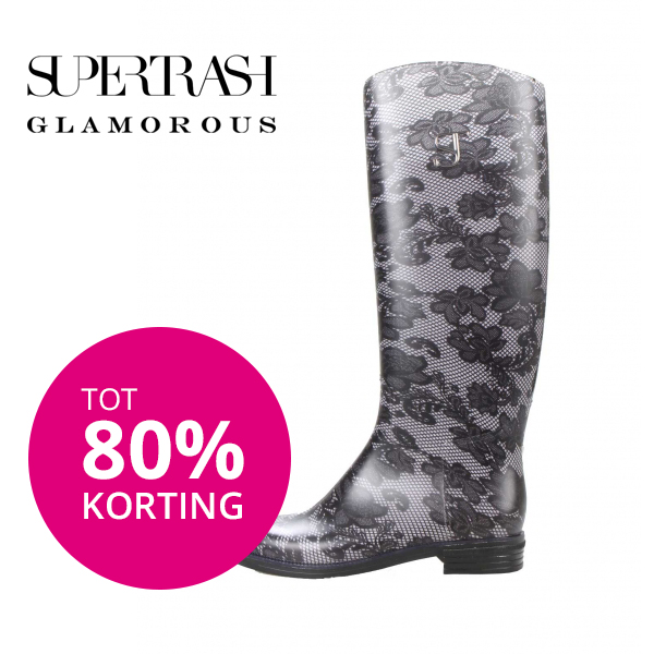 Goeiemode (v) - Supertrash & Glamorous regenlaarzen Goeiemode (v) - Supertrash & Glamorous regenlaarzen