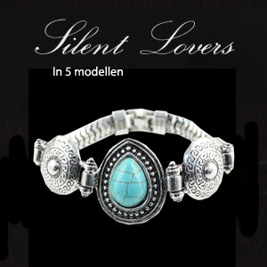 Goeiemode (v) - Turquoise Armbanden Van Silent Lovers