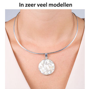 Goeiemode (v) - Zilveren Ketting Met Verschillende Hangers