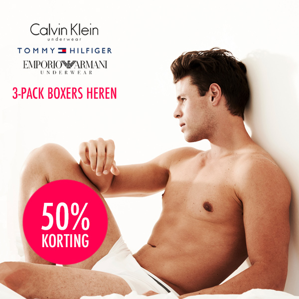 Goeiemode (m) - 3-pack boxers heren