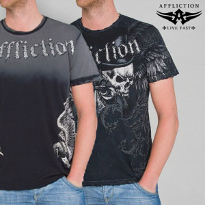 Goeiemode (m) - Affliction Live Fast t-shirts Goeiemode (m) - Affliction Live Fast t-shirts