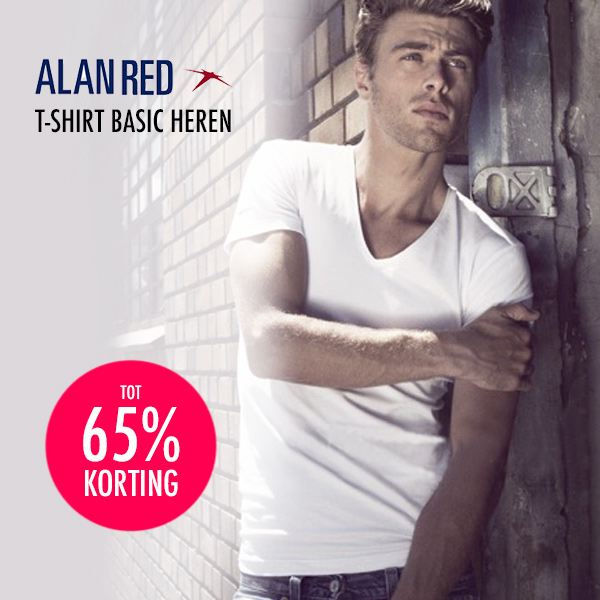 Goeiemode (m) - Alan Red T-Shirts Heren