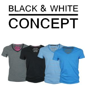 Goeiemode (m) - Basic Shirts Van Black En White Goeiemode (m) - Basic Shirts Van Black En White