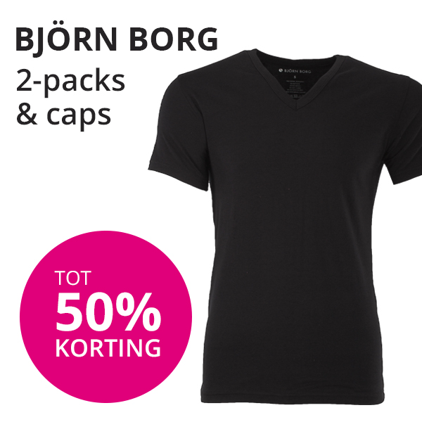 Goeiemode (m) - Bjorn Borg Shirts & Caps