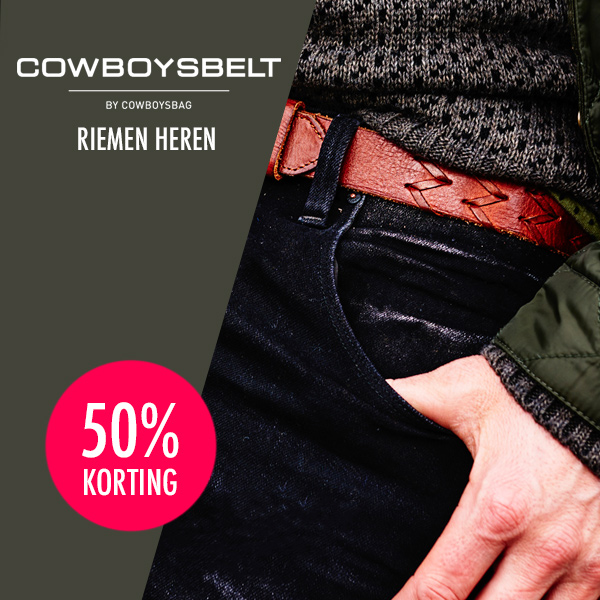 Goeiemode (m) - Cowboysbelt Herenriemen