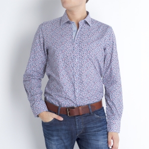 Goeiemode (m) - Dstrezzed Shirt, Coronet Blue Goeiemode (m) - Dstrezzed Shirt, Coronet Blue