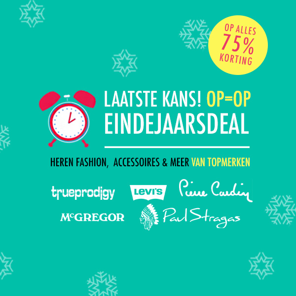 Goeiemode (m) - Eindejaarsdeal Heren Goeiemode (m) - Eindejaarsdeal Heren