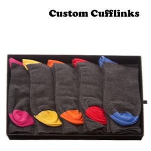 Goeiemode (m) - Geschenkverpakking Sokken Van Custom Cufflinks