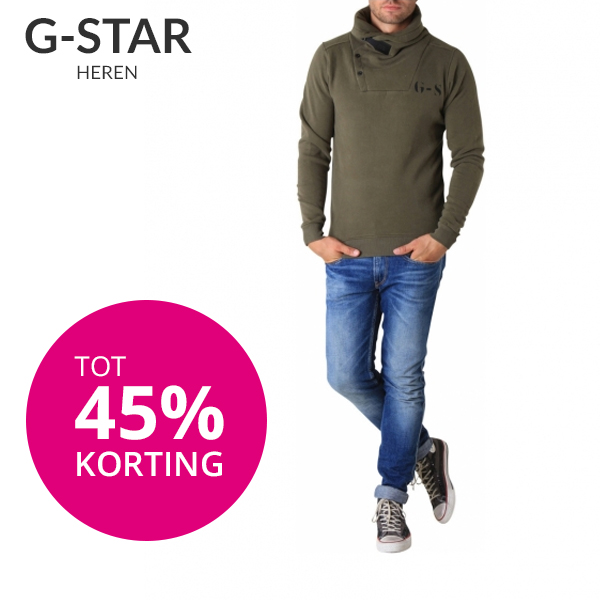 Goeiemode (m) - G-Star Shirts, Jacks & Broeken