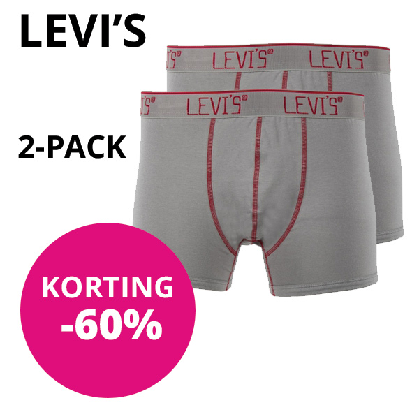 Goeiemode (m) - Levi's 2-Pack Boxershort