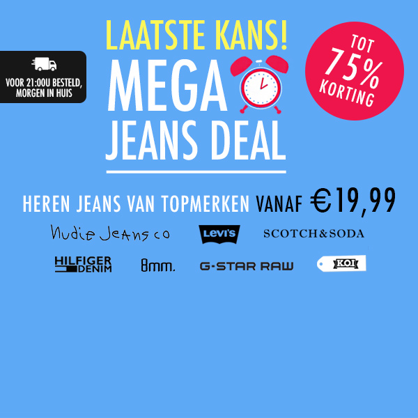 Goeiemode (m) - MEGA JEANS DEAL MANNEN