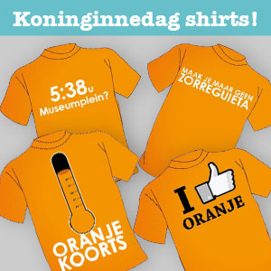 Goeiemode (m) - Oranje Koninginnedag T-shirts Goeiemode (m) - Oranje Koninginnedag T-shirts