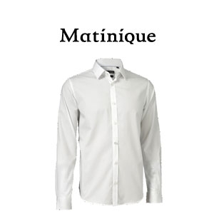 Goeiemode (m) - Sjiek Wit Overhemd Van Matíníque Goeiemode (m) - Sjiek Wit Overhemd Van Matíníque