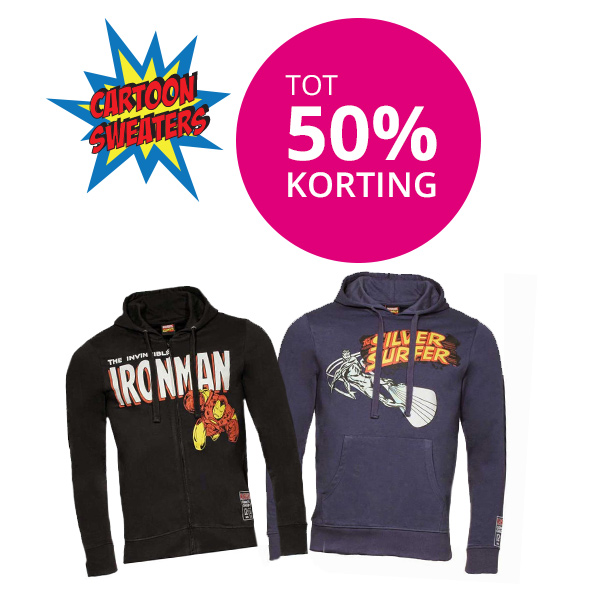 Goeiemode (m) - Sweaters met Cartoonprint! Goeiemode (m) - Sweaters met Cartoonprint!