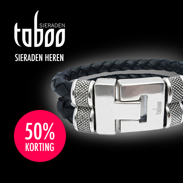 Goeiemode (m) - Taboo Armbanden Heren Goeiemode (m) - Taboo Armbanden Heren