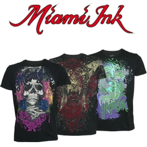 Goeiemode (m) - T-shirts Van Miami Ink Goeiemode (m) - T-shirts Van Miami Ink