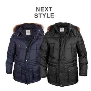 Goeiemode (m) - Winterjas Met Bontkraag Van Next Style