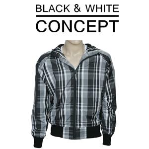 Goeiemode (m) - Zomerjas Van Black En White Goeiemode (m) - Zomerjas Van Black En White