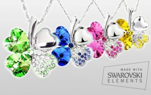 Golden Deals - GRATIS Collier met Swarovski Elements verkrijgbaar in 4 verschillende kleuren! Golden Deals - GRATIS Collier met Swarovski Elements verkrijgbaar in 4 verschillende kleuren!
