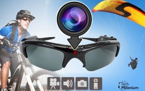 Golden Deals - Leg nu de meest extreme opnames vast met deze zonnebril met ingebouwde camera! Golden Deals - Leg nu de meest extreme opnames vast met deze zonnebril met ingebouwde camera!