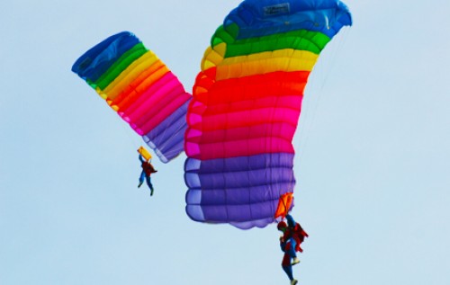Golden Deals - Parachutespringen! First Jump Course bij Paracentrum Texel; 2-daagse cursus met zelfstandige sprong en certificaat