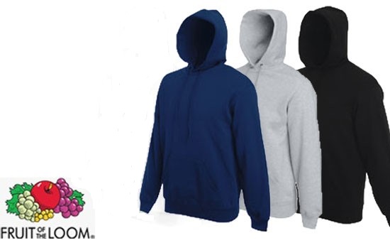 Group Actie - € 12,95 - Fruit Of The Loom Sweater Met Capuchon! (Waarde € 49,95) Group Actie - € 12,95 - Fruit Of The Loom Sweater Met Capuchon! (Waarde € 49,95)