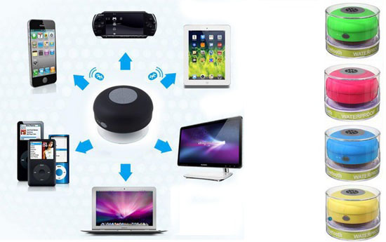 Group Actie - € 14,95 - Draadloos En Waterproof: Bluetooth Speaker/microfoon Voor Handsfree Bellen In De Auto Of Muziek In De Badkamer Of Boot! (Waarde € 49,95) Group Actie - € 14,95 - Draadloos En Waterproof: Bluetooth Speaker/microfoon Voor Handsfree Bellen In De Auto Of Muziek In De Badkamer Of Boot! (Waarde € 49,95)