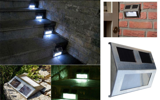 Group Actie - € 14,95 - Set Van Twee Led Solar Buitenlampen. Energiezuinige Tuinverlichting Afgewerkt Met Rvs Beschermkap. Schakelt Automatisch Aan En Uit! (Waarde € 79,95) Group Actie - € 14,95 - Set Van Twee Led Solar Buitenlampen. Energiezuinige Tuinverlichting Afgewerkt Met Rvs Beschermkap. Schakelt Automatisch Aan En Uit! (Waarde € 79,95)