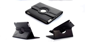 Group Actie - €17,50 Ipv €49,95 - 360° Roterende Luxe Leren Case (Pu) Voor De Ipad Of Samsung Galaxy Tab!