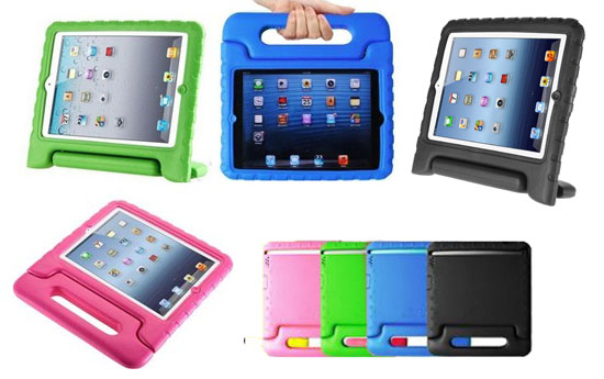 Group Actie - € 17,95 - Laat Ze Gerust Spelen Met Deze Onverwoestbare Kiddo Ipadcase! (Waarde € 39,95)