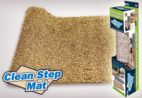 Group Actie - €19,95 - De Ultra-absorberende Clean Step Mat, Die Al Het Vuil Buiten Huis Houdt. Inclusief Verzending (Waarde €39,95)