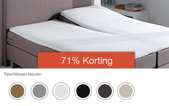 Group Actie - € 19,95 - Split Topper Hoeslaken Van Dicht Geweven Percal Kwaliteit Katoen (Waarde € 69,95 ) Group Actie - € 19,95 - Split Topper Hoeslaken Van Dicht Geweven Percal Kwaliteit Katoen (Waarde € 69,95 )