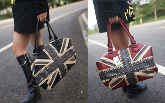 Group Actie - € 29,95 - Stoere, Trendy 'Union Jack' Handtas. Handig En Modebewust. (Waarde € 79,95)