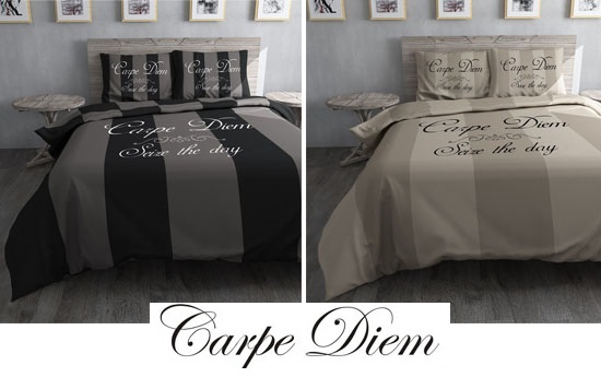 Group Actie - € 39,95 - Benut De Nacht Onder Dit Trendy Dekbedovertrek 'Carpe Diem - Seize The Day' Van Fijn Geweven Katoen (Waarde € 79,95) Group Actie - € 39,95 - Benut De Nacht Onder Dit Trendy Dekbedovertrek 'Carpe Diem - Seize The Day' Van Fijn Geweven Katoen (Waarde € 79,95)