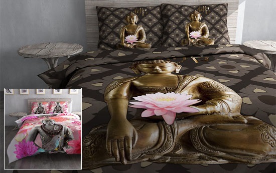 Group Actie - € 39,95 - Dekbedovertrek 'Buddha Flower In Faith'. Drie Maten, All Size Same Price! (Waarde Vanaf € 79,95)