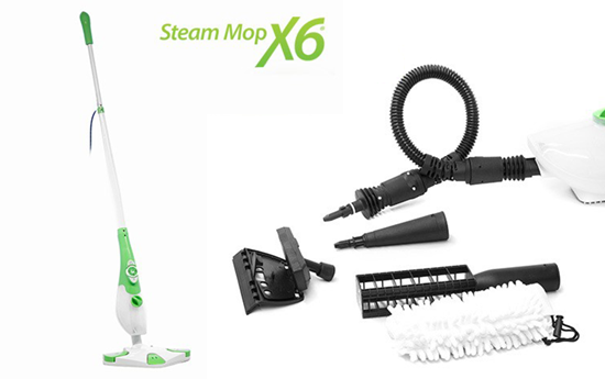 Group Actie - € 49,95 - Steam Master X6 - Alle Oppervlakken Schoon En Gedesinfecteerd Zonder Milieuschade! (Waarde € 179,95)