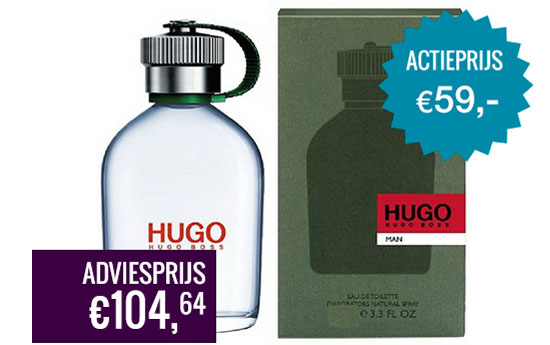 Group Actie - € 59 - Hugo Boss 'Hugo Man' Eau De Toilette Spray 200Ml. (Waarde € 104,64)