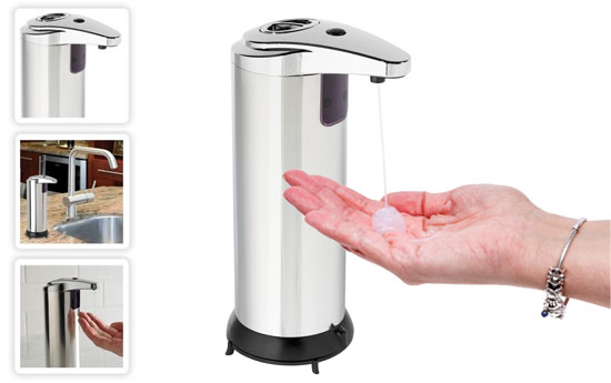 Group Actie - Automatische Zeepdispenser; Handen Wassen Op Hygiënische Wijze! Group Actie - Automatische Zeepdispenser; Handen Wassen Op Hygiënische Wijze!