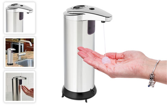 Group Actie - Automatische Zeepdispenser; Handen Wassen Op Hygiënische Wijze!