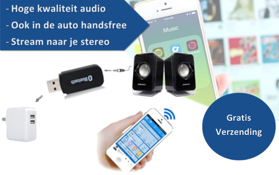 Group Actie - Bluetooth Audio Ontvanger Group Actie - Bluetooth Audio Ontvanger