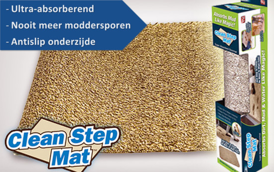 Group Actie - Clean Step Mat | Ultra-Absorberend En Al Het Vuil Buitenshuis