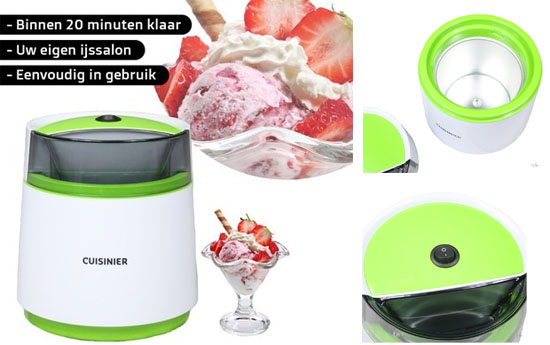 Group Actie - Cuisinier Ijsmachine Group Actie - Cuisinier Ijsmachine