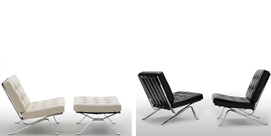 Group Actie - De Wereldberoemde, Tijdloze Ludwig Mies Van De Rohe's Inspired Barcelona Stoel - Chair En/of Hocker. Een Sierraad Voor In Elk Interieur. (Vanaf € 199,00).