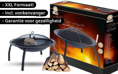 Group Actie - Design Vuurkorf Inclusief Vonkenkap En Pook Group Actie - Design Vuurkorf Inclusief Vonkenkap En Pook
